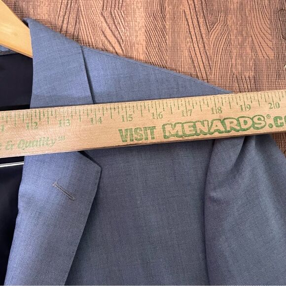 J Crew Ludlow Blazer Sport Coat Men’s Blazer 44L Blue American Woolens 2 Btn - Picture 3 of 14